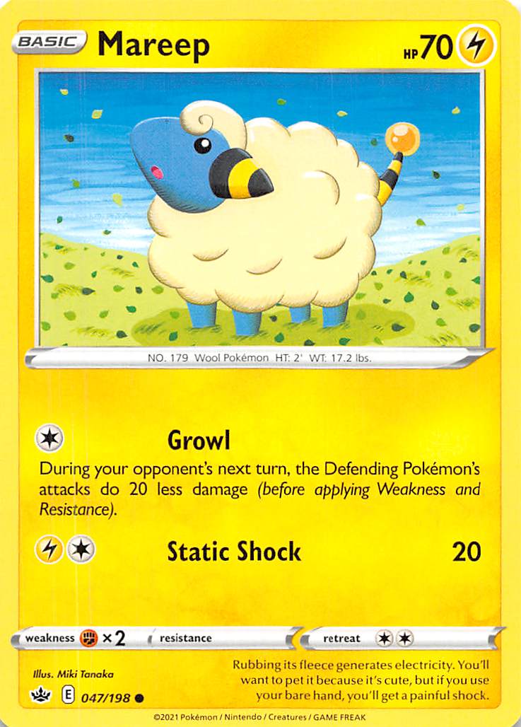 Mareep (047/198) [Sword & Shield: Chilling Reign] | Fandemonia Ltd