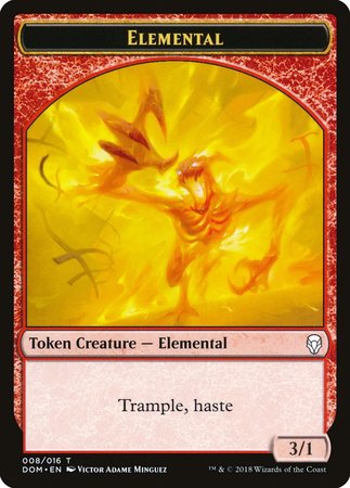 Elemental Token [Dominaria Tokens] | Fandemonia Ltd