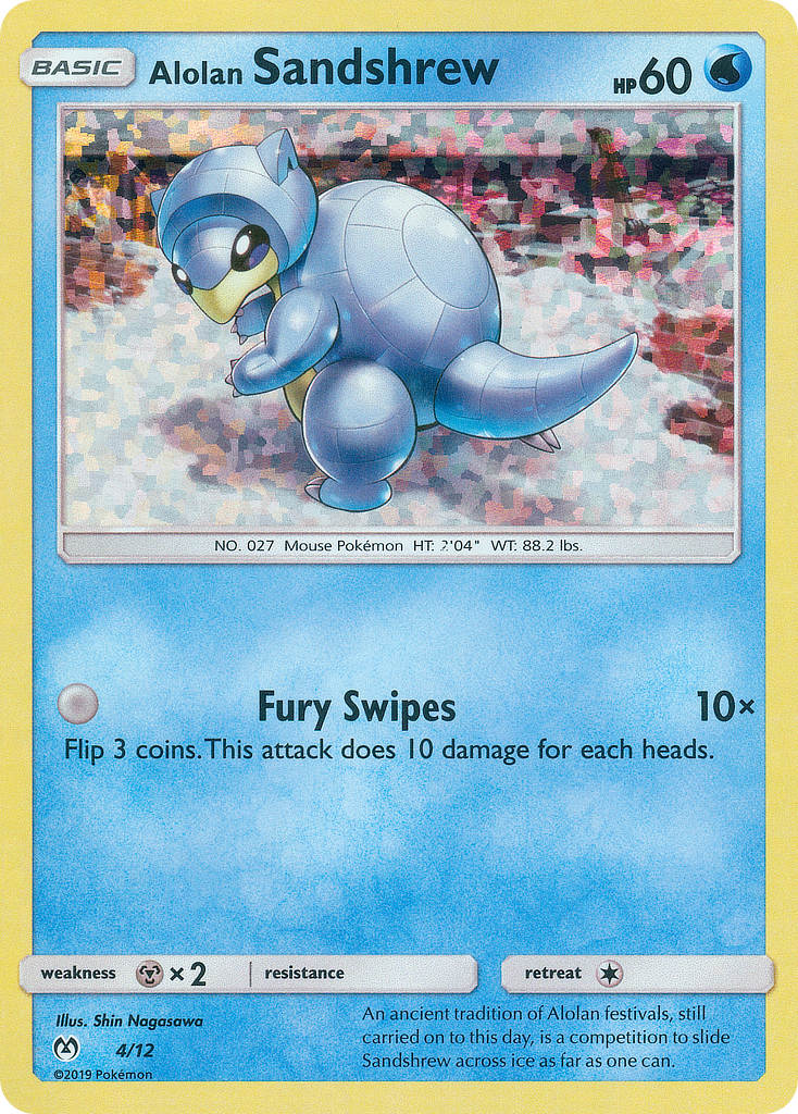 Alolan Sandshrew (4/12) [McDonald's Promos: 2019 Collection] | Fandemonia Ltd