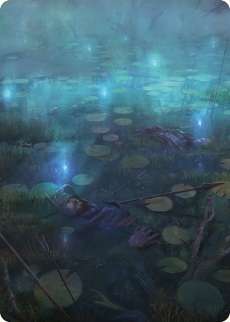 The Dead Marshes Art Card [The Lord of the Rings: Tales of Middle-earth Art Series] | Fandemonia Ltd