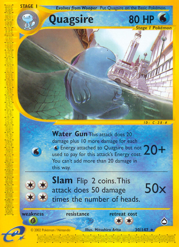 Quagsire (30/147) [Aquapolis] | Fandemonia Ltd