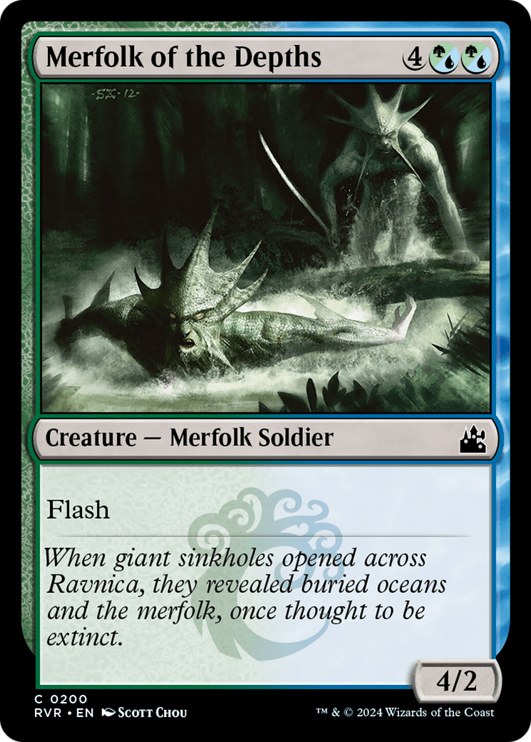 Merfolk of the Depths [Ravnica Remastered] | Fandemonia Ltd