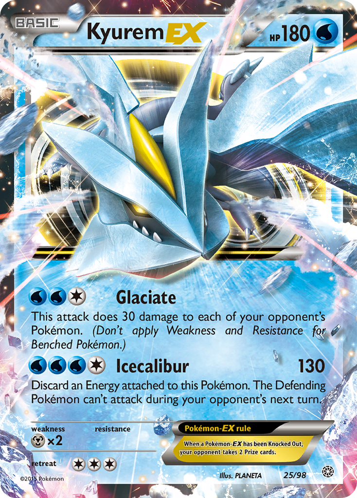 Kyurem EX (25/98) [XY: Ancient Origins] | Fandemonia Ltd