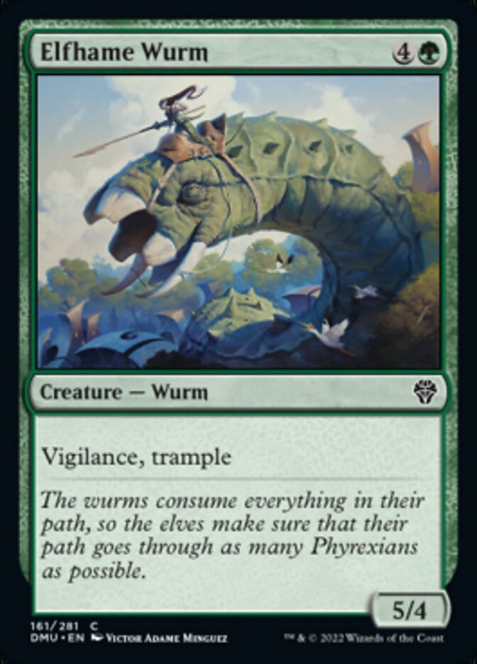 Elfhame Wurm [Dominaria United] | Fandemonia Ltd