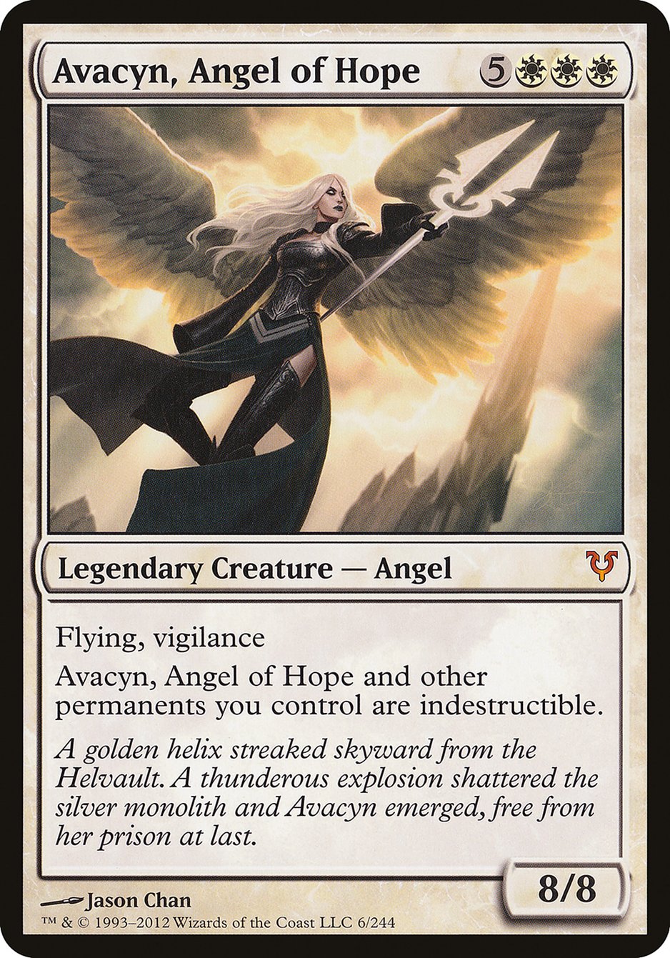 Avacyn, Angel of Hope (Oversized) [Open the Helvault] | Fandemonia Ltd