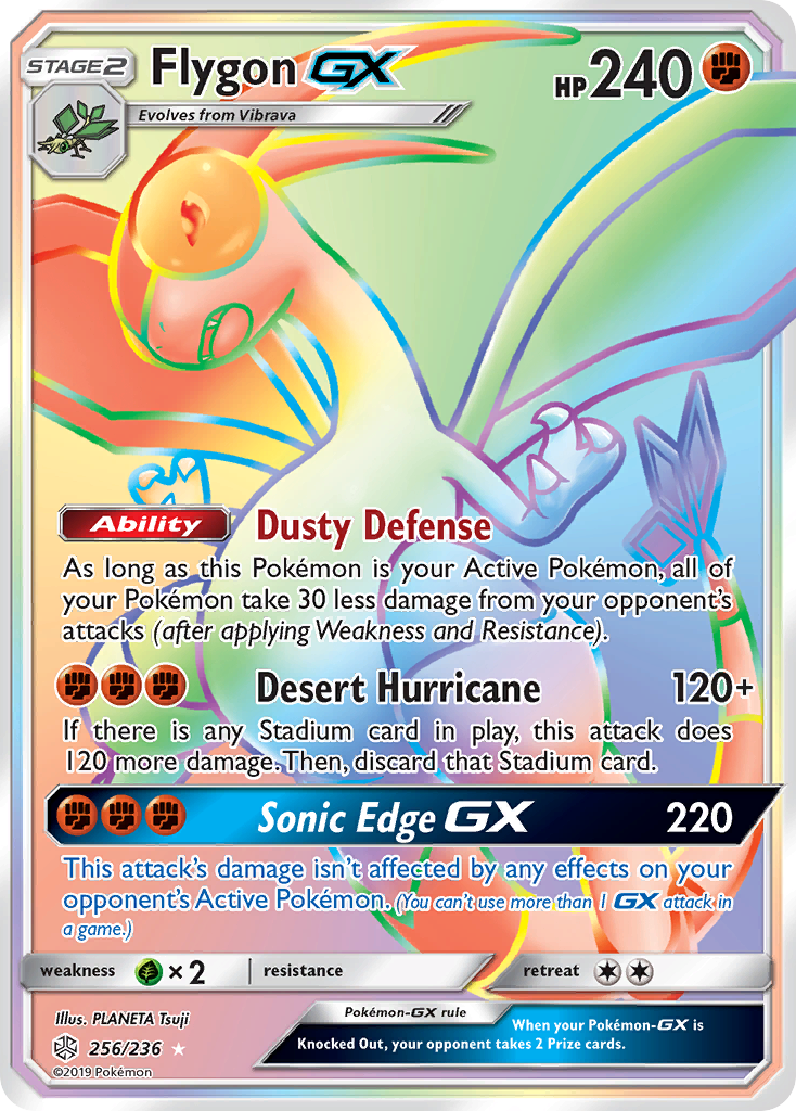 Flygon GX (256/236) [Sun & Moon: Cosmic Eclipse] | Fandemonia Ltd