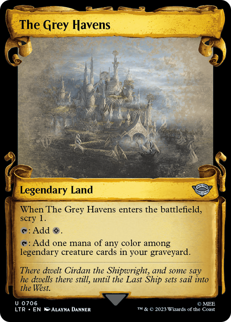 The Grey Havens [The Lord of the Rings: Tales of Middle-Earth Showcase Scrolls] | Fandemonia Ltd