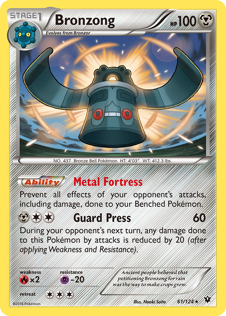 Bronzong (61/124) [XY: Fates Collide] | Fandemonia Ltd