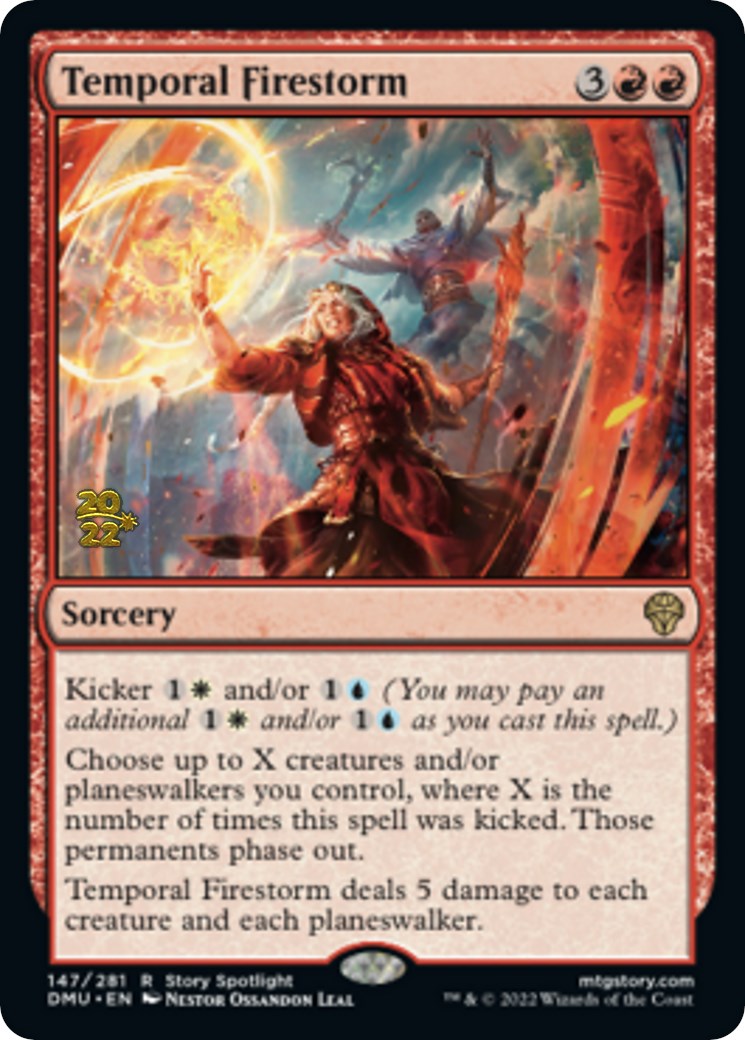 Temporal Firestorm [Dominaria United Prerelease Promos] | Fandemonia Ltd