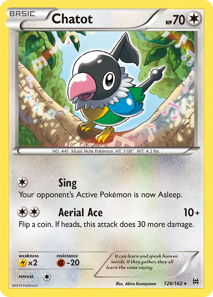 Chatot (128/162) [XY: BREAKthrough] | Fandemonia Ltd