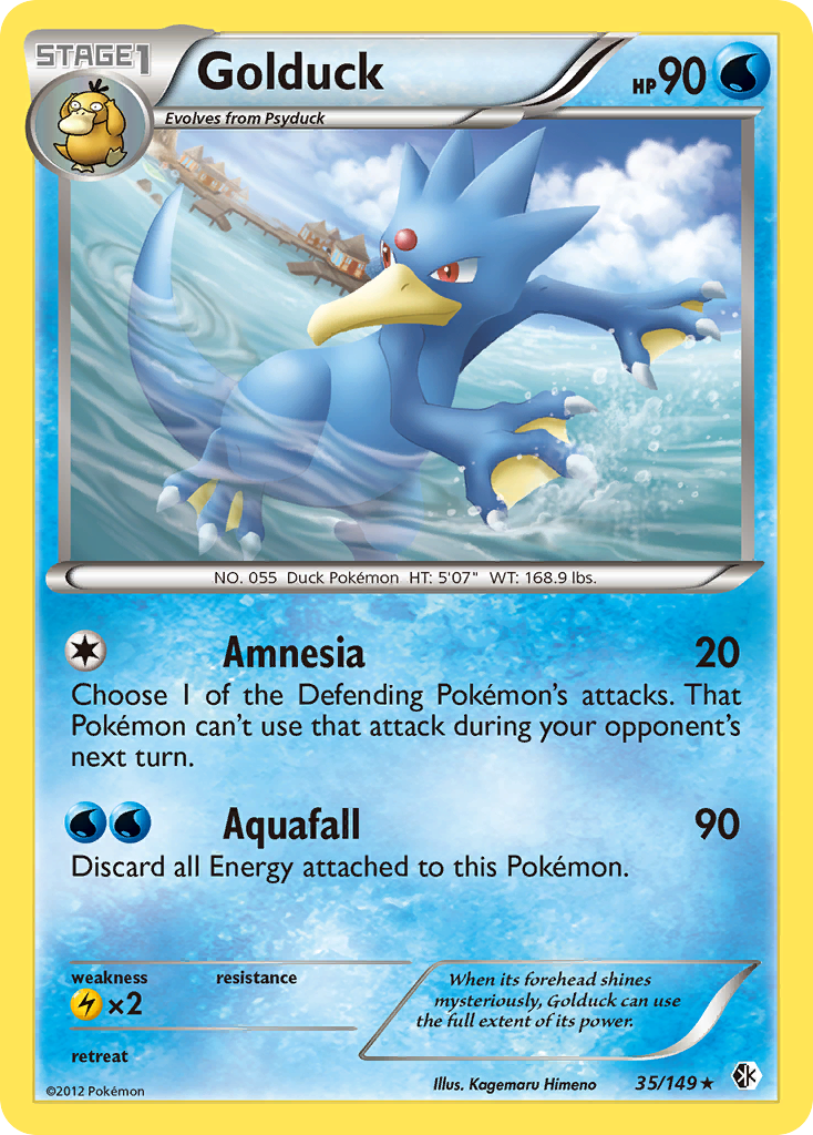 Golduck (35/149) [Black & White: Boundaries Crossed] | Fandemonia Ltd