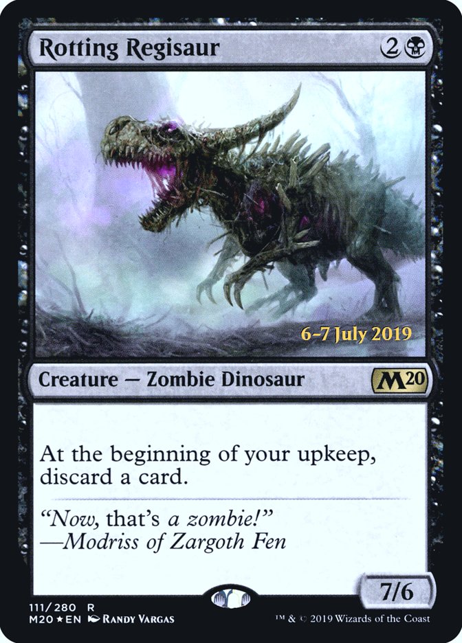 Rotting Regisaur  [Core Set 2020 Prerelease Promos] | Fandemonia Ltd