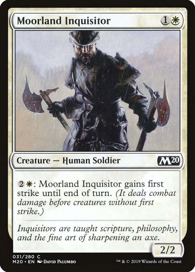 Moorland Inquisitor [Core Set 2020] | Fandemonia Ltd