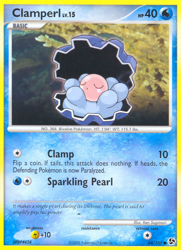 Clamperl (64/106) [Diamond & Pearl: Great Encounters] | Fandemonia Ltd