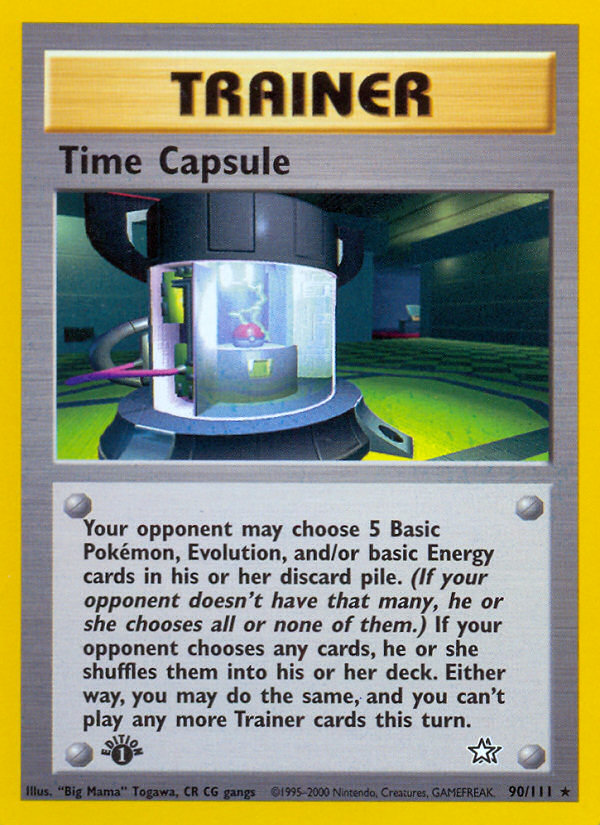 Time Capsule (90/111) [Neo Genesis 1st Edition] | Fandemonia Ltd