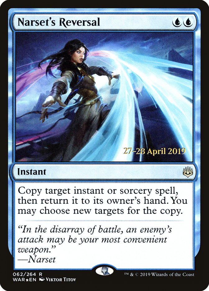 Narset's Reversal  [War of the Spark Prerelease Promos] | Fandemonia Ltd