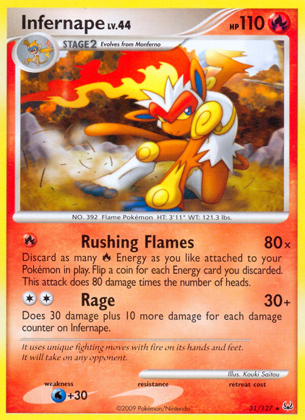 Infernape (31/127) [Platinum: Base Set] | Fandemonia Ltd