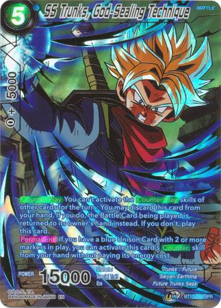 SS Trunks, God-Sealing Technique (SPR) [BT10-044] | Fandemonia Ltd