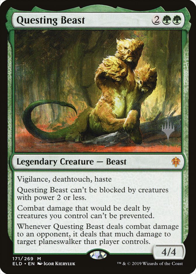 Questing Beast (Promo Pack) [Throne of Eldraine Promos] | Fandemonia Ltd