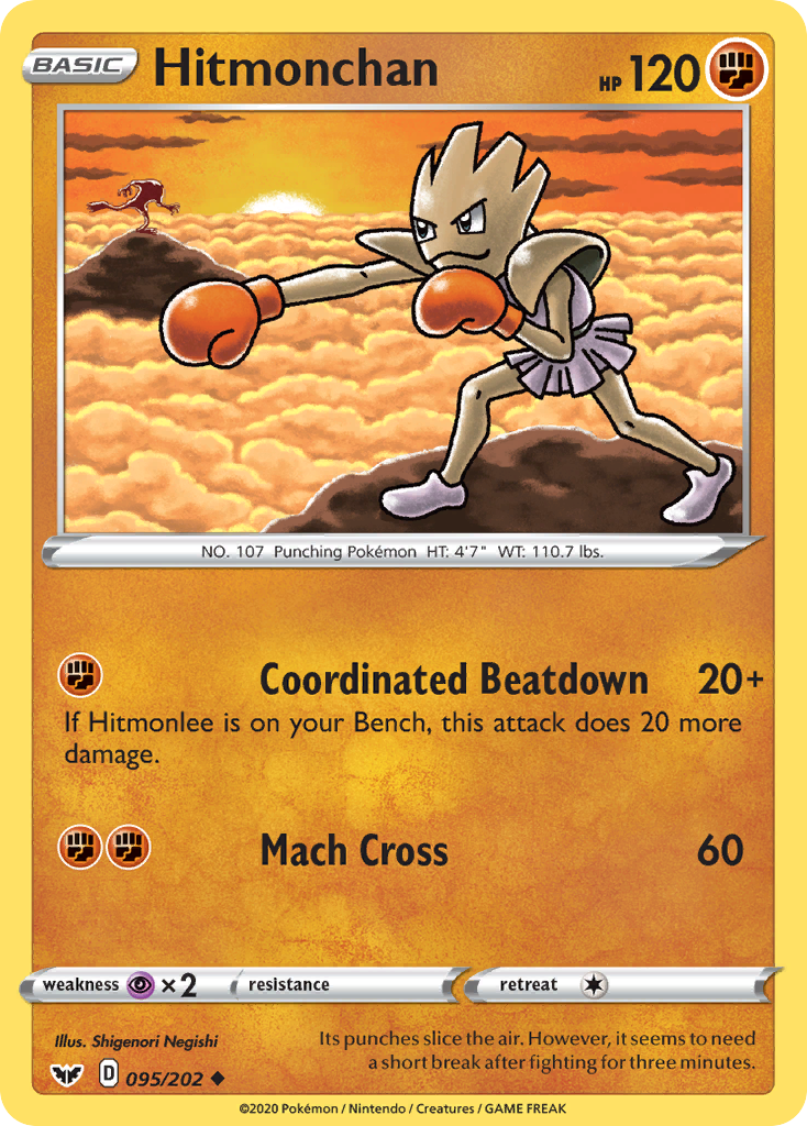 Hitmonchan (095/202) [Sword & Shield: Base Set] | Fandemonia Ltd