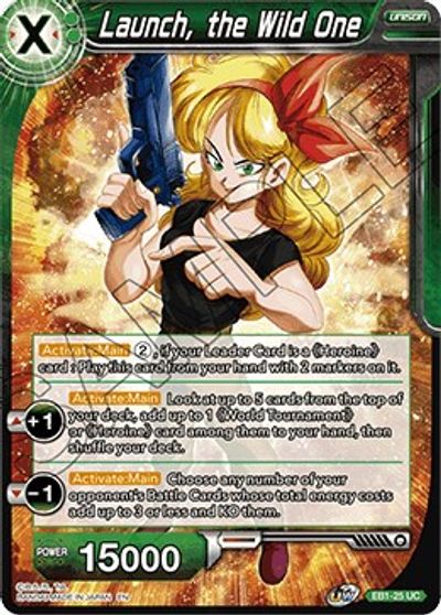 Launch, the Wild One (EB1-25) [Battle Evolution Booster] | Fandemonia Ltd