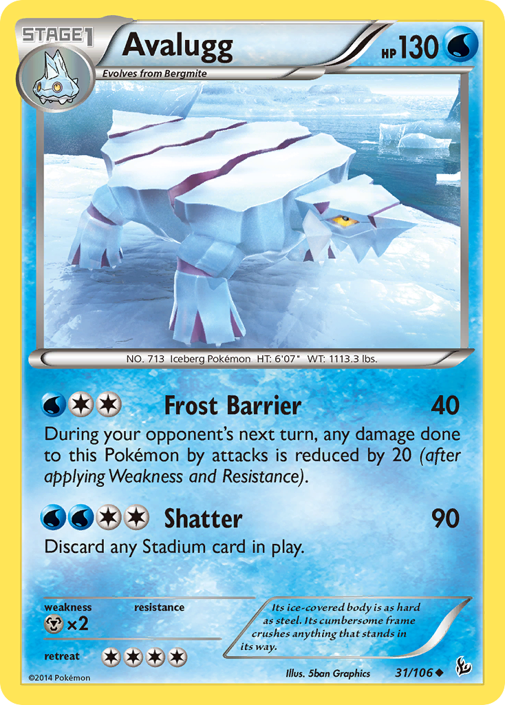 Avalugg (31/106) [XY: Flashfire] | Fandemonia Ltd