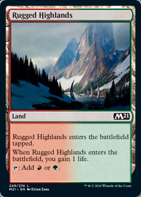 Rugged Highlands [Core Set 2021] | Fandemonia Ltd