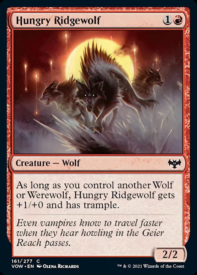 Hungry Ridgewolf [Innistrad: Crimson Vow] | Fandemonia Ltd