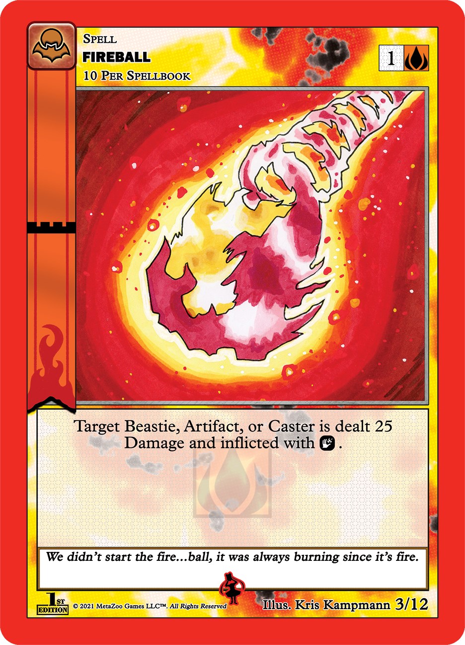 Fireball (Headless Annie) [Cryptid Nation: Nightfall First Edition Release Event Deck] | Fandemonia Ltd