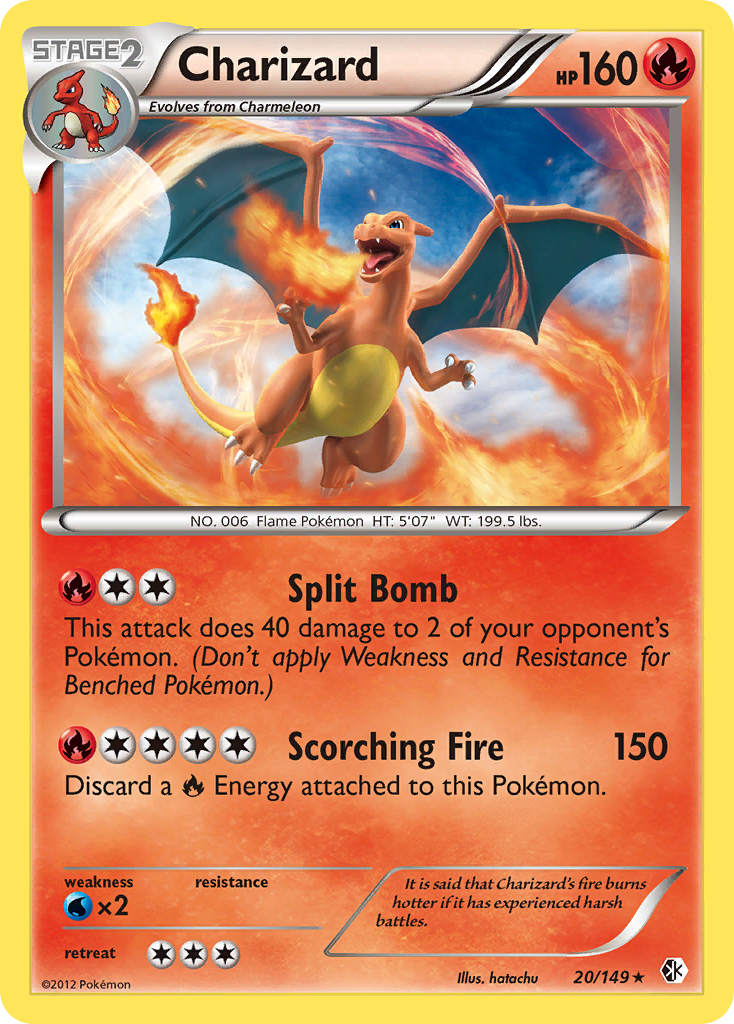 Charizard (20/149) [Black & White: Boundaries Crossed] | Fandemonia Ltd