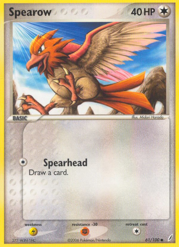 Spearow (61/100) [EX: Crystal Guardians] | Fandemonia Ltd