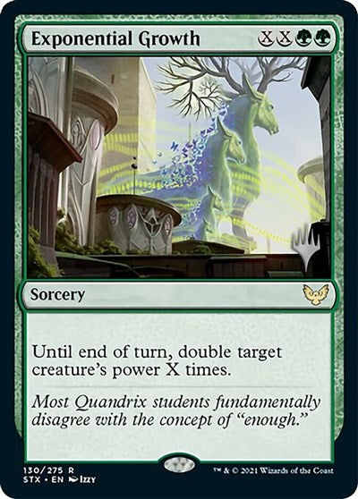 Exponential Growth (Promo Pack) [Strixhaven: School of Mages Promos] | Fandemonia Ltd