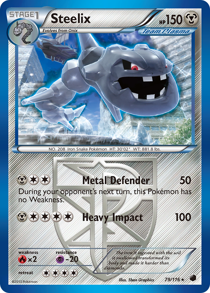 Steelix (79/116) [Black & White: Plasma Freeze] | Fandemonia Ltd