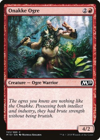 Onakke Ogre [Core Set 2019] | Fandemonia Ltd