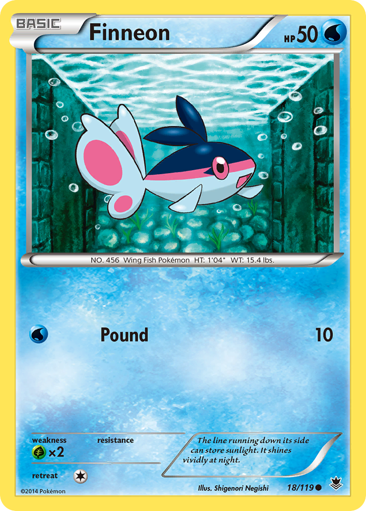 Finneon (18/119) [XY: Phantom Forces] | Fandemonia Ltd