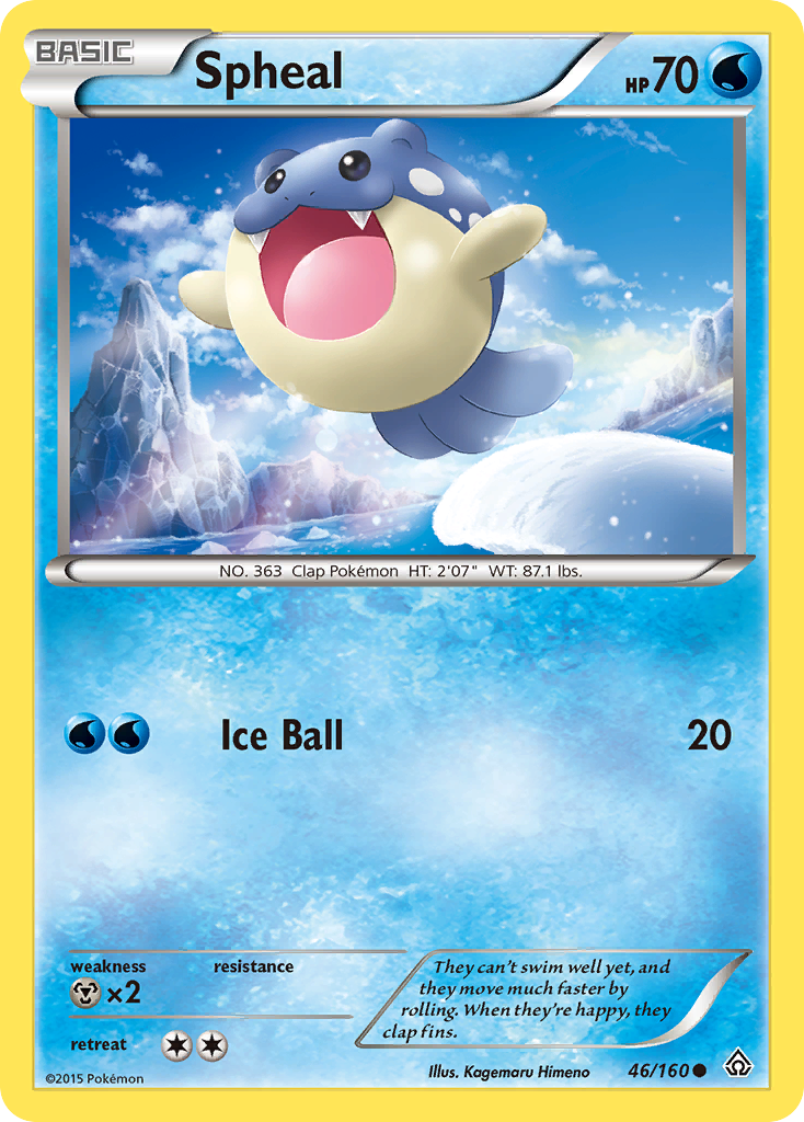 Spheal (46/160) [XY: Primal Clash] | Fandemonia Ltd