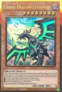 Chaos Dragon Levianeer (Alternate Art) [MAGO-EN017] Gold Rare | Fandemonia Ltd