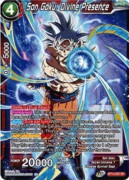 Son Goku, Divine Presence (BT14-005) [Cross Spirits] | Fandemonia Ltd