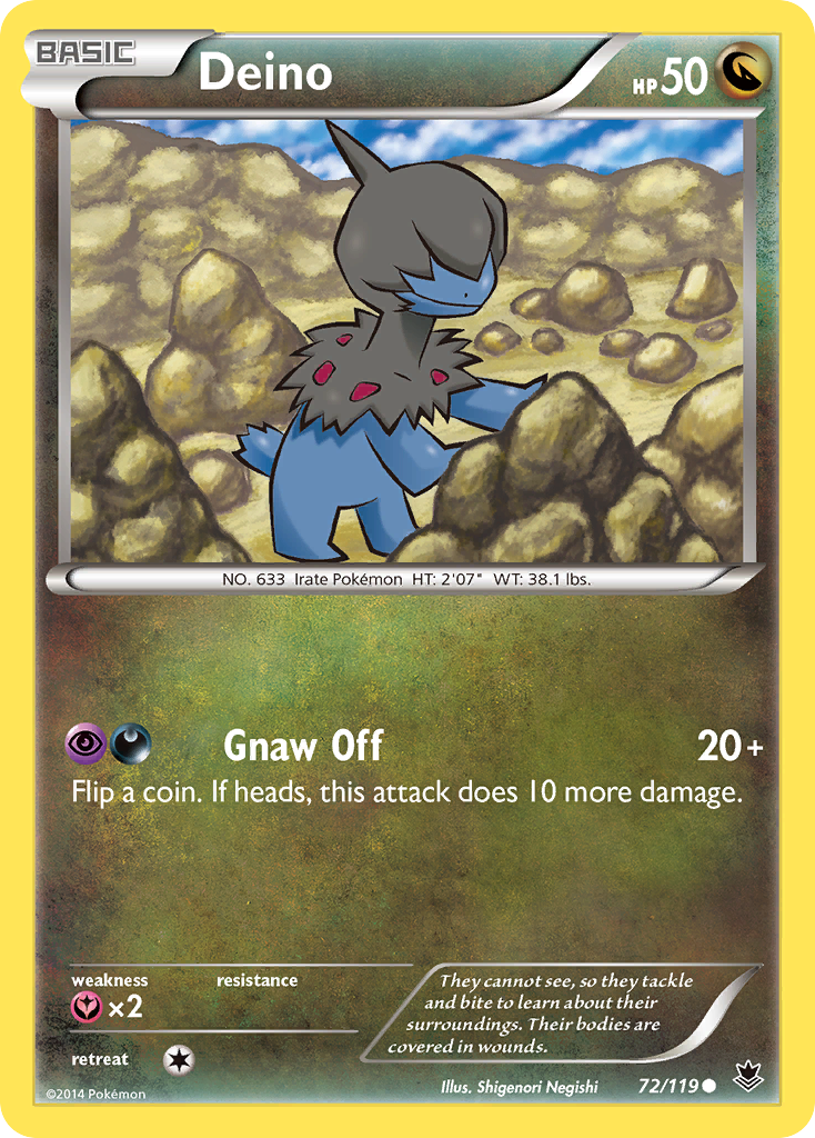 Deino (72/119) [XY: Phantom Forces] | Fandemonia Ltd