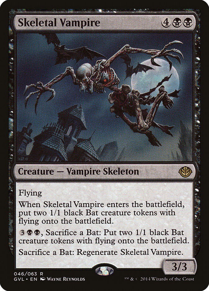 Skeletal Vampire (Garruk vs. Liliana) [Duel Decks Anthology] | Fandemonia Ltd