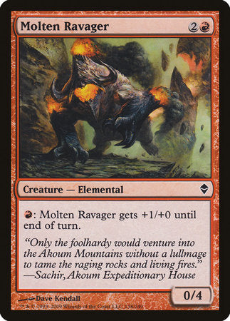 Molten Ravager [Zendikar] | Fandemonia Ltd