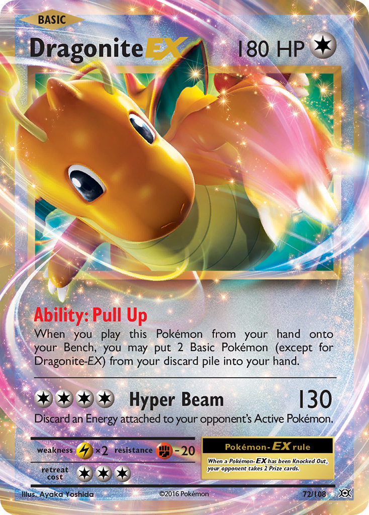 Dragonite EX (72/108) [XY: Evolutions] | Fandemonia Ltd