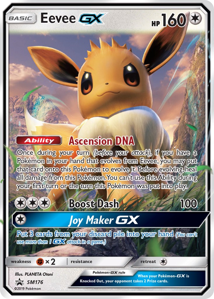 Eevee GX (SM176) (Jumbo Card) [Sun & Moon: Black Star Promos] | Fandemonia Ltd