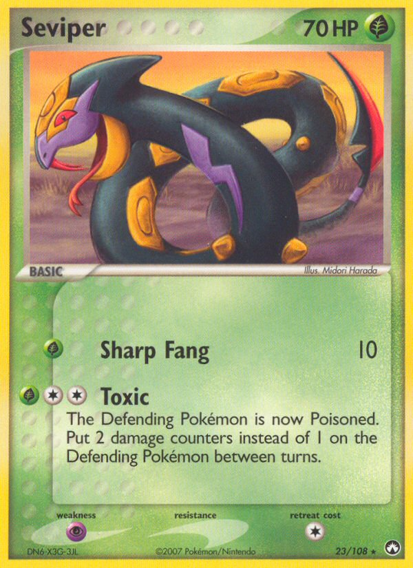 Seviper (23/108) [EX: Power Keepers] | Fandemonia Ltd