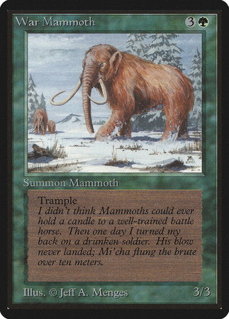 War Mammoth [Limited Edition Beta] | Fandemonia Ltd