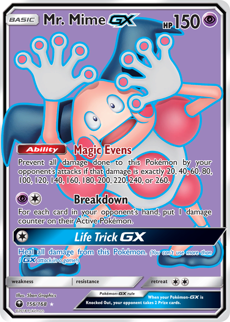 Mr. Mime GX (156/168) [Sun & Moon: Celestial Storm] | Fandemonia Ltd