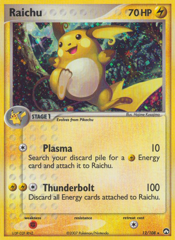 Raichu (12/108) [EX: Power Keepers] | Fandemonia Ltd