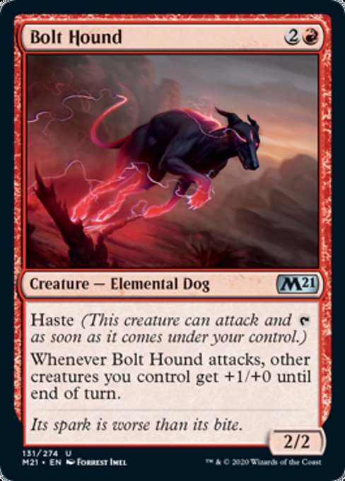 Bolt Hound [Core Set 2021] | Fandemonia Ltd