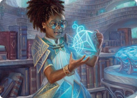 Zimone, Quandrix Prodigy Art Card [Strixhaven: School of Mages Art Series] | Fandemonia Ltd