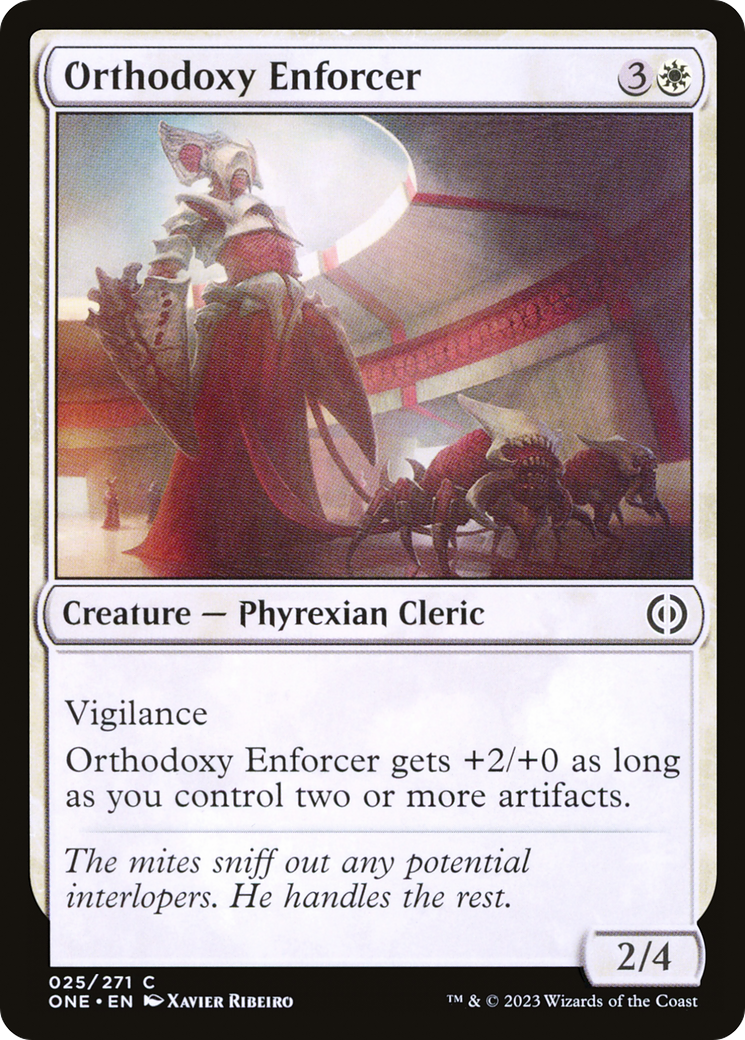 Orthodoxy Enforcer [Phyrexia: All Will Be One] | Fandemonia Ltd